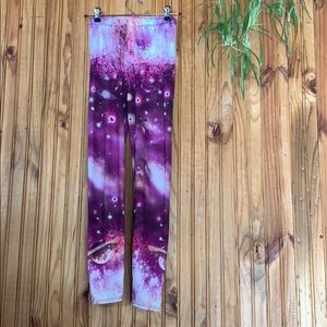 🌙⭐️Space leggings purple galaxy pants
